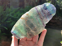 Natural Watermelon Fluorite Cobbed Specimens x 4 From Uis, Namibia