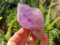 Natural Jacaranda Amethyst Single Crystals x 12 From Mumbwa, Zambia