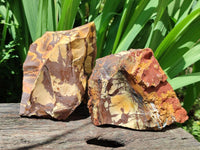 Natural Nguni Jasper Cobbed Specimens x 4 From Northern Cape, South Africa
