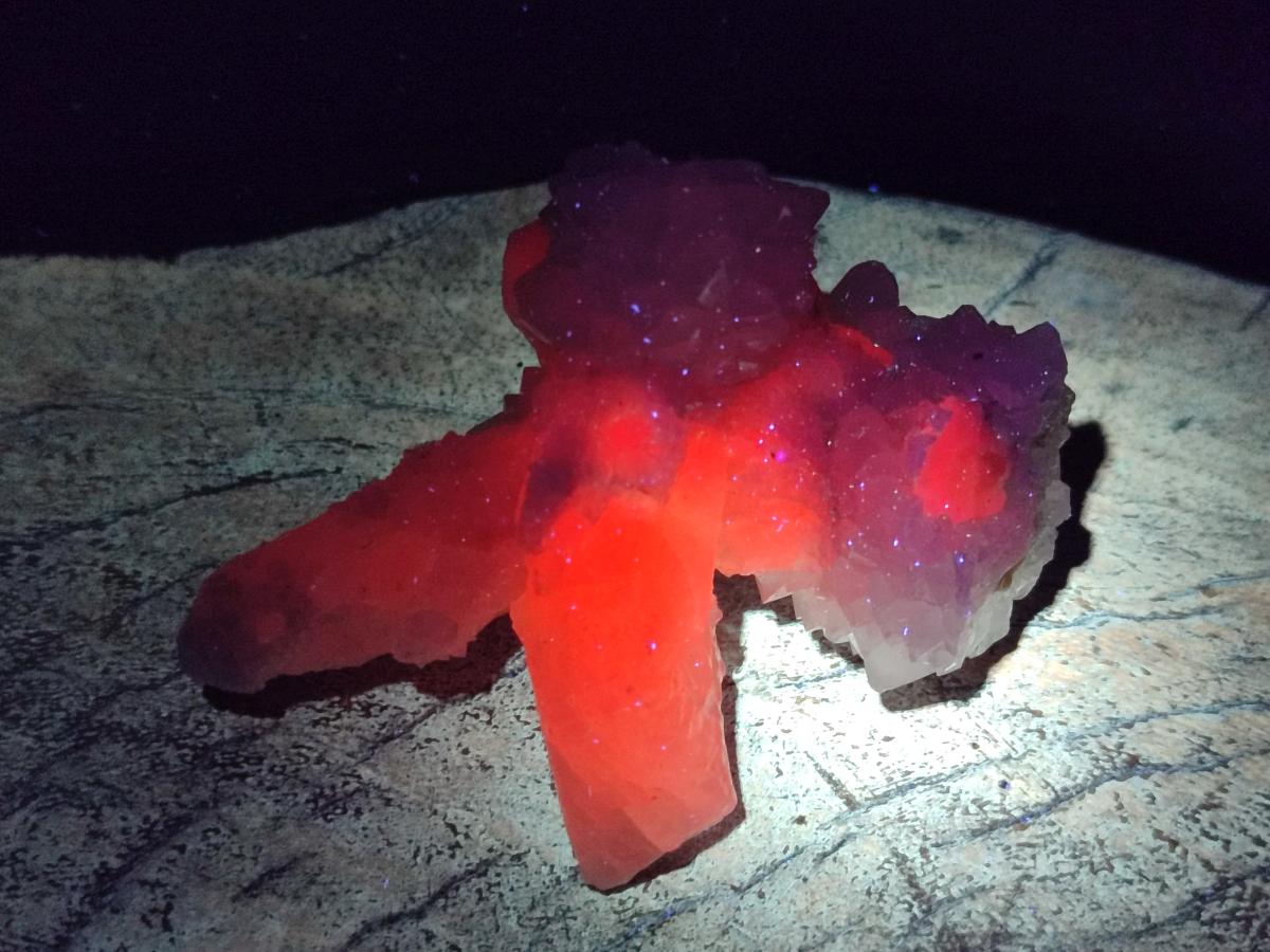 Natural Drusy Quartz Coated Calcite Pseudomorph Snow Finger Crystals x 12 From Albert's Mountain, Lesotho