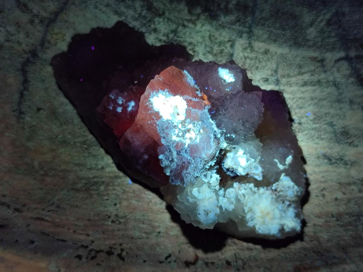 Natural Drusy Quartz Coated Calcite Pseudomorph Snow Finger Crystals x 12 From Albert's Mountain, Lesotho
