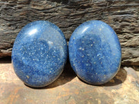Polished Lazulite Galets x 12 From Madagascar