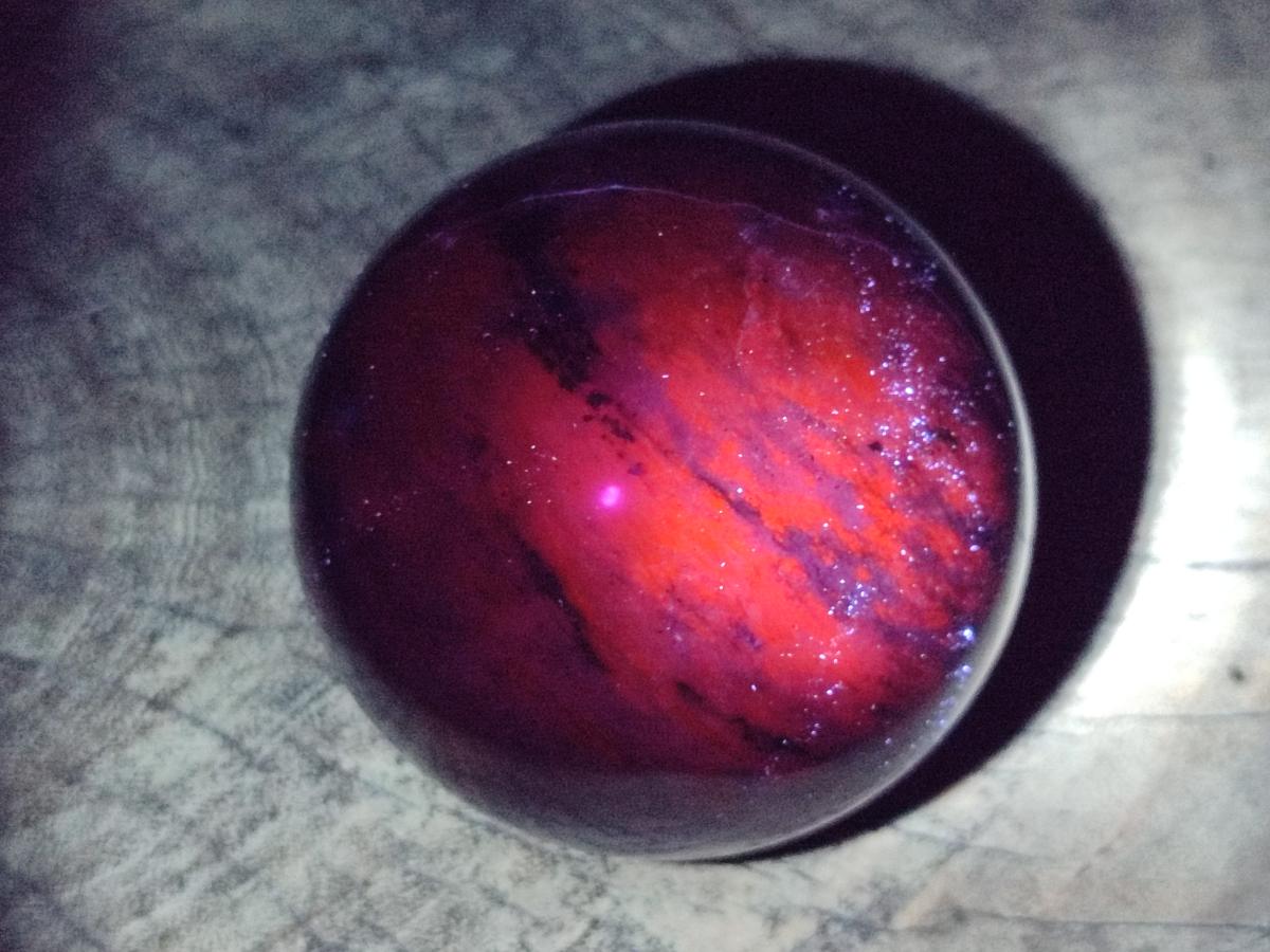 Polished Sodalite Spheres x 2 From Kunene River, Namibia