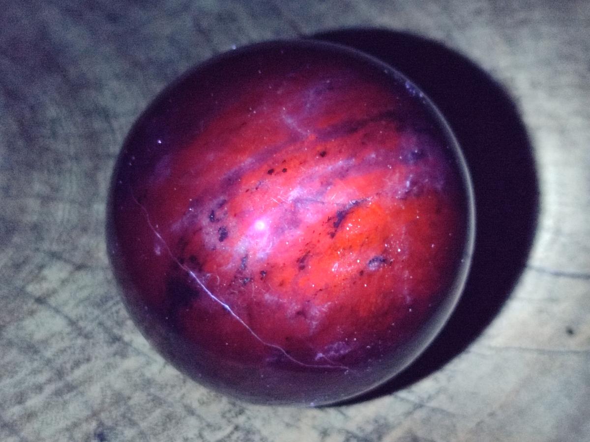 Polished Sodalite Spheres x 2 From Kunene River, Namibia