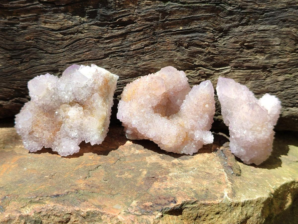 Natural Amethyst and Ametrine Spirit Clusters x12  From Boekenhouthoek, South Africa