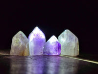 Polished Smokey Amethyst Window Crystals x 20 From Akansobe, Madagascar