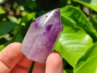 Polished Smokey Amethyst Window Crystals x 20 From Akansobe, Madagascar