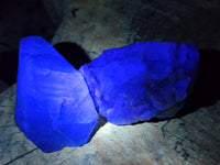 Natural Watermelon Fluorite Cobbed Specimens x 24 From Uis, Namibia