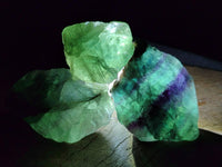 Natural Watermelon Fluorite Cobbed Specimens x 24 From Uis, Namibia