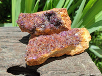 Natural Amethystos Amethyst Clusters x 6 From Kwaggafontein, South Africa