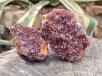 Natural Amethystos Amethyst Clusters x 6 From Kwaggafontein, South Africa
