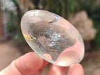 Polished Clear Rock Crystal Galets x 12 From Amoron’i Mania Madagascar
