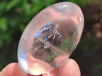 Polished Clear Rock Crystal Galets x 12 From Amoron’i Mania Madagascar