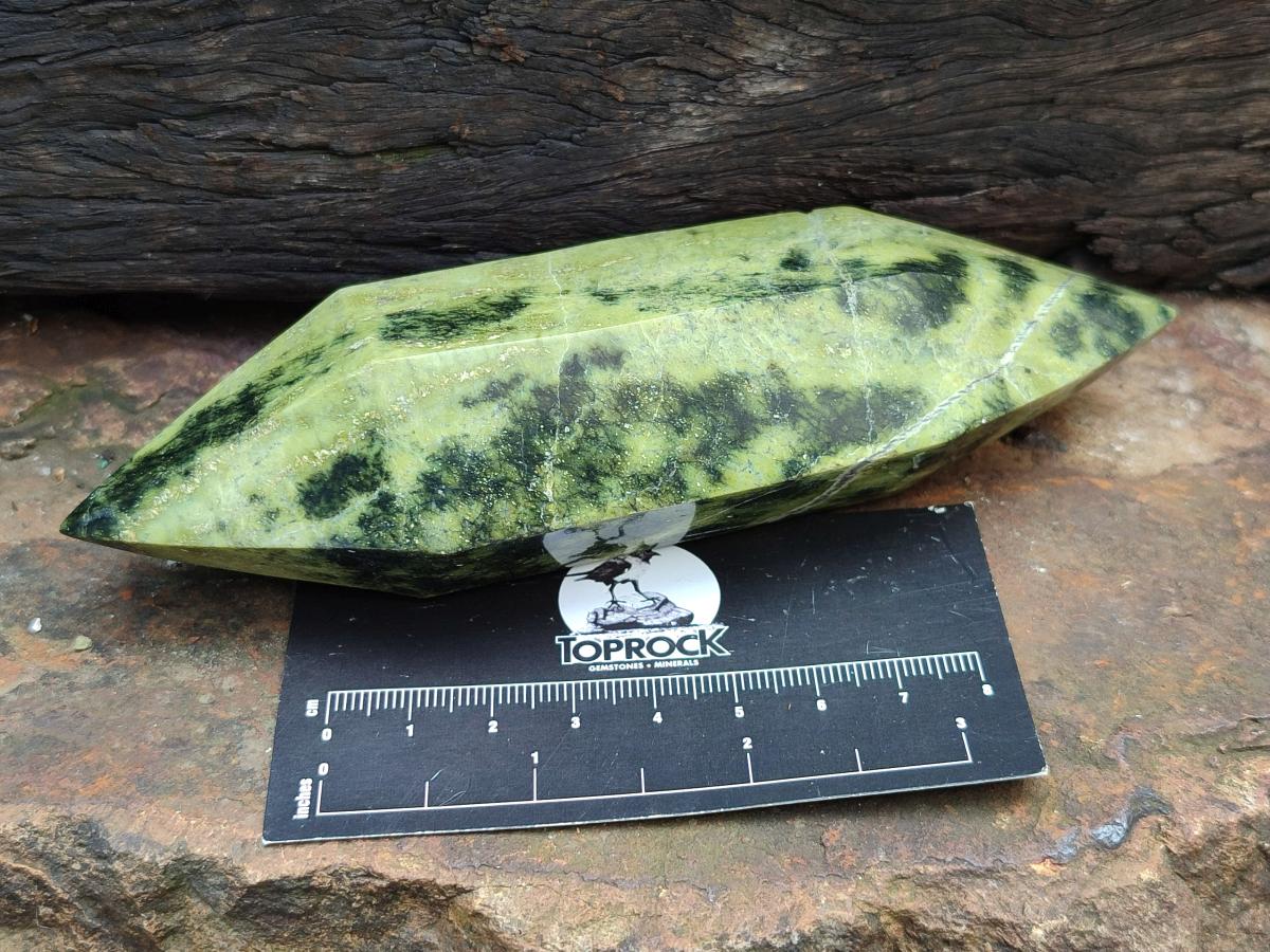 Polished Double Terminated Leopard Stone x 6 From Zimbabwe - Toprock Gemstones and Minerals 