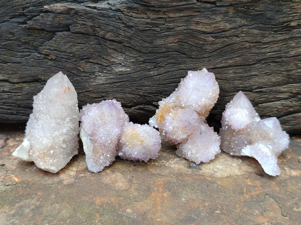 Natural Amethyst and Ametrine Spirit Crystals x 20 From Boekenhouthoek, South Africa