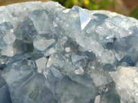 Natural Blue Celestite Geode Specimen x 1 From Sakoany, Madagascar