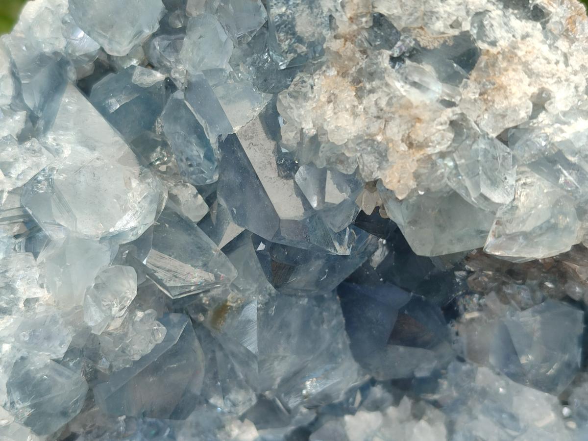 Natural Blue Celestite Geode Specimen x 1 From Sakoany, Madagascar