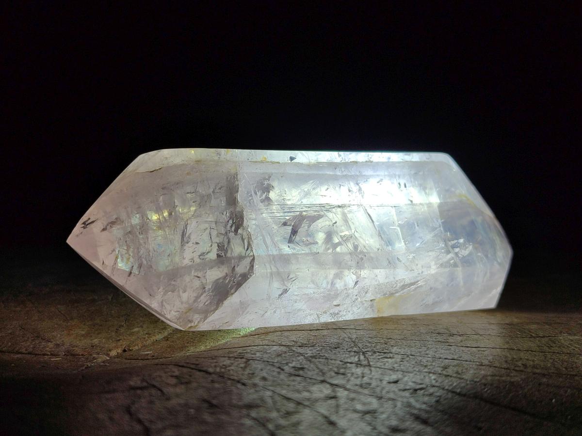 Polished Double Terminated Rose Quartz Crystals x 4 From Madagascar