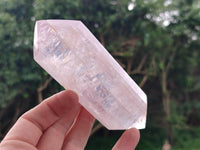 Polished Double Terminated Rose Quartz Crystals x 4 From Madagascar