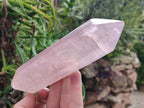 Polished Double Terminated Rose Quartz Crystals x 4 From Madagascar - Toprock Gemstones and Minerals 