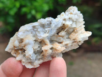 Natural Drusy Quartz Coated Calcite Pseudomorph Specimens x 12 From Albert's Mountain, Lesotho