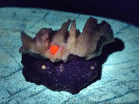 Natural Drusy Quartz Coated Calcite Pseudomorph Specimens x 12 From Albert's Mountain, Lesotho