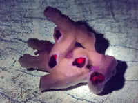 Natural Drusy Quartz Coated Calcite Pseudomorph Specimens x 12 From Albert's Mountain, Lesotho