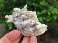 Natural Drusy Quartz Coated Calcite Pseudomorph Specimens x 12 From Albert's Mountain, Lesotho