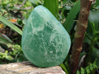 Polished Green Fluorite Standing Free Form x 2 From Madagascar