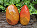 Polished Red Flame Jasper Standing Free Forms x 6 From Madagascar - Toprock Gemstones and Minerals 