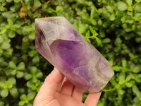 Polished Chevron Amethyst Crystals x 2 From Madagascar