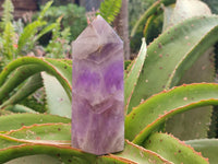 Polished Chevron Amethyst Crystals x 2 From Madagascar