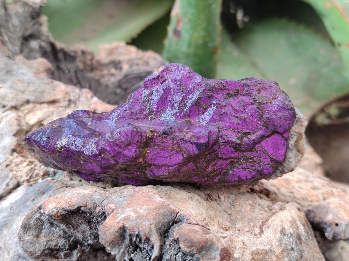 Natural Metallic Purpurite Specimens x 6 From Erongo, Namibia