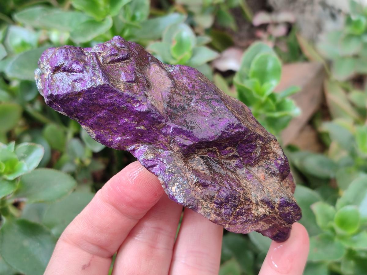 Natural Metallic Purpurite Specimens x 6 From Erongo, Namibia