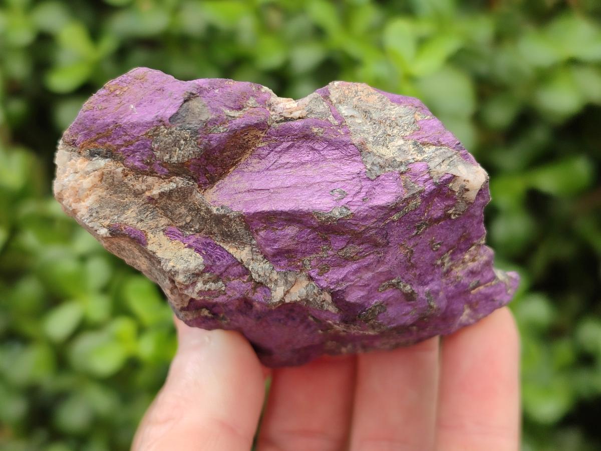 Natural Metallic Purpurite Specimens x 6 From Erongo, Namibia