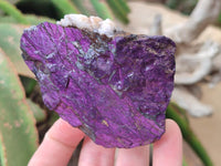 Natural Metallic Purpurite Specimens x 6 From Erongo, Namibia