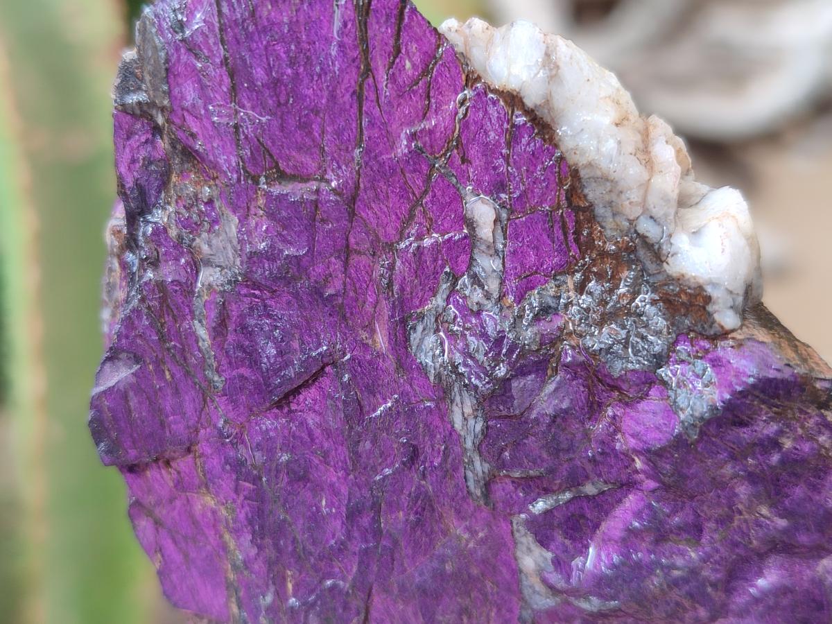 Natural Metallic Purpurite Specimens x 6 From Erongo, Namibia