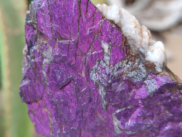 Natural Metallic Purpurite Specimens x 6 From Erongo, Namibia