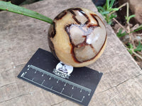 Polished Septerye Spheres x 4 From Mahajanga, Madagascar