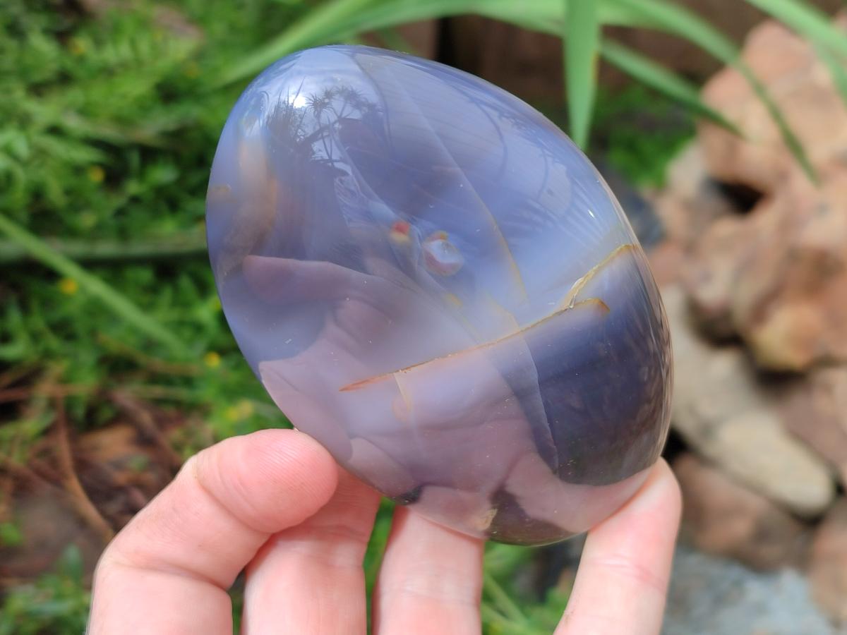 Polished Dendritic Agate Standing Free Forms x 6 From Moralambo, Madagascar