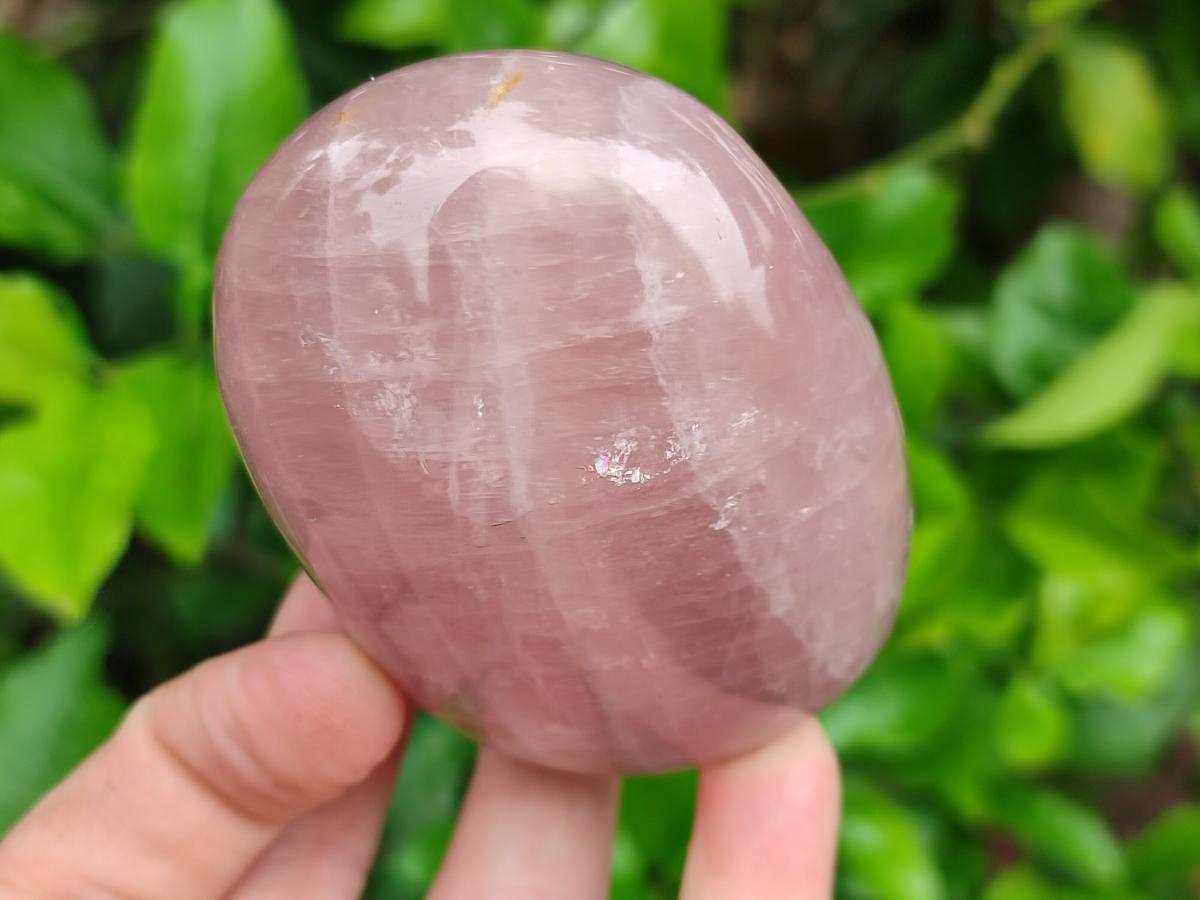 Polished Rose Quartz Standing Free Forms x 4 From Madagascar