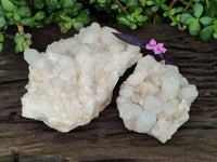 Natural Cascading Candle Quartz Clusters x 2 From Antsirabe, Madagascar