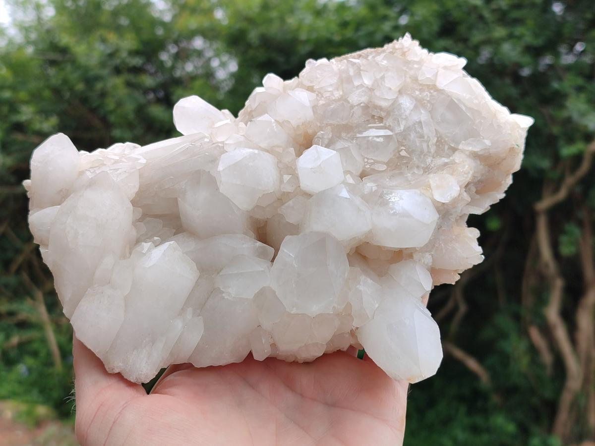 Natural Cascading Candle Quartz Clusters x 2 From Antsirabe, Madagascar