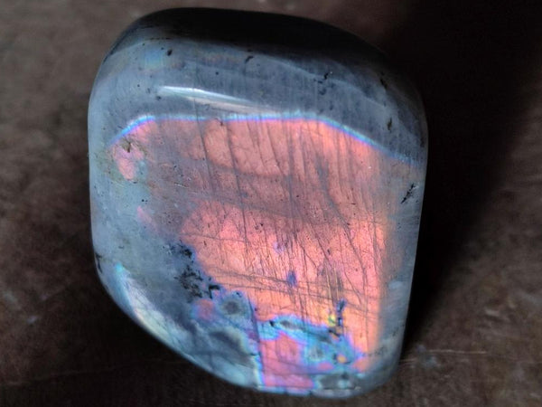 Polished Labradorite Standing Free Forms x 4 From Tulear, Madagascar