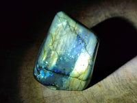 Polished Labradorite Standing Free Forms x 4 From Tulear, Madagascar