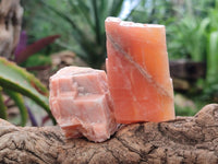 Natural Sunset Orange Calcite Specimens x 24 From Spitzkop, Namibia