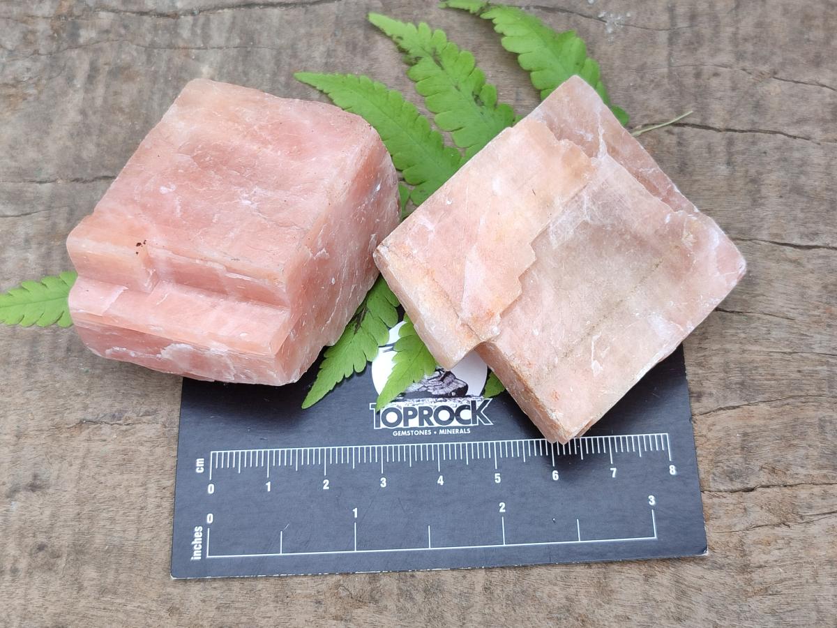 Natural Sunset Orange Calcite Specimens x 24 From Spitzkop, Namibia