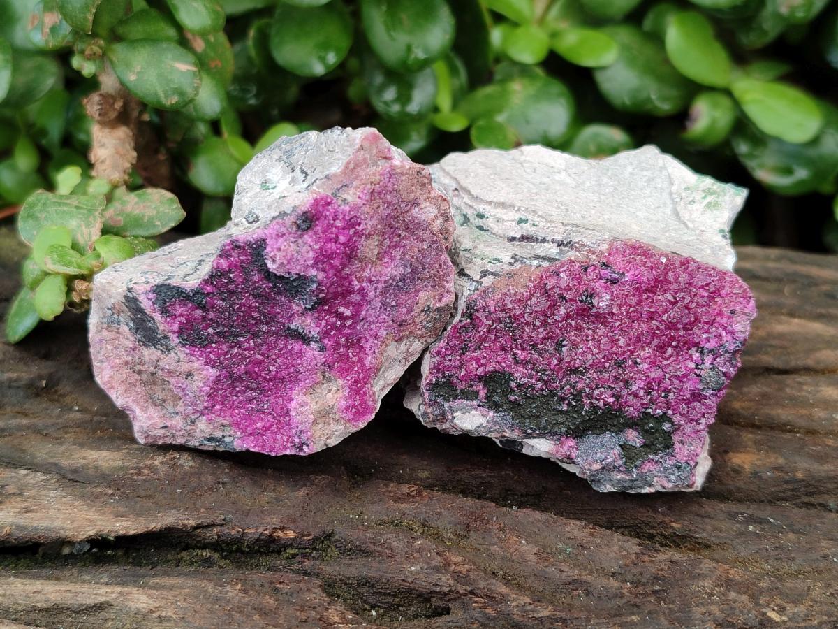 Natural Salrose Cobaltion Dolomite Specimens x 12 From Kakanda, Congo