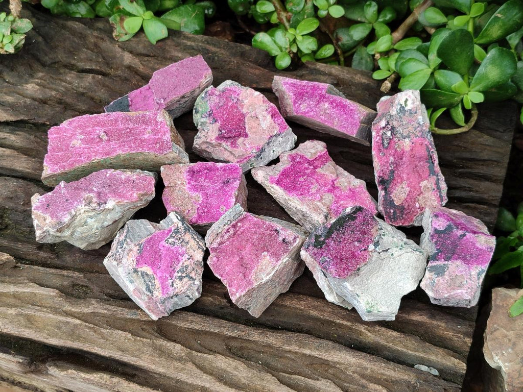 Natural Salrose Cobaltion Dolomite Specimens x 12 From Kakanda, Congo