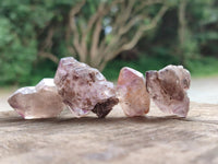 Natural Smokey Window Amethyst Crystals x 70 From Chiredzi, Zimbabwe